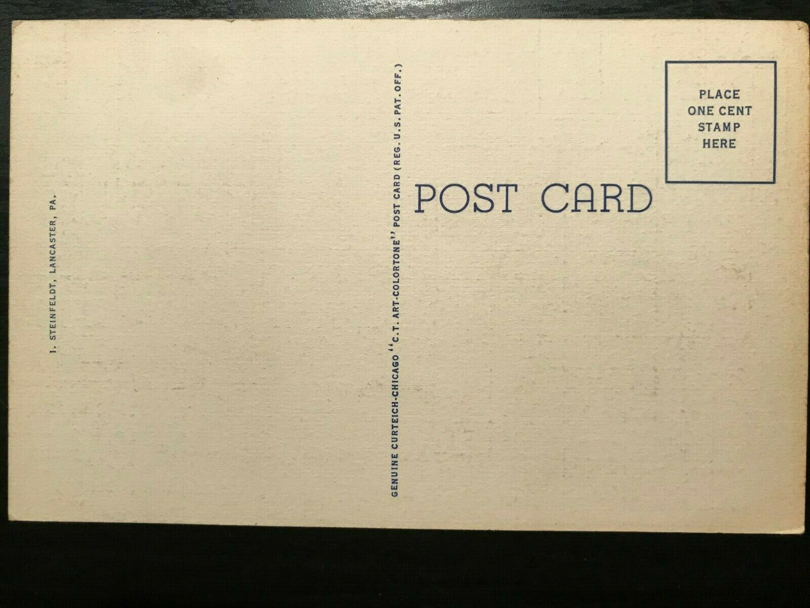 Vintage Postcard 1940 North Queen Street Penn Square Lancaster