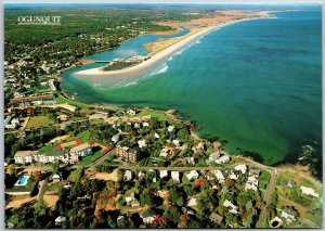 1994 Greetings From Ogunquit Maine ME Israel's Head Marginal Way Posted Postcard