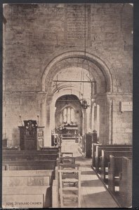 Dorset Postcard - Interior of Studland Church, Swanage   RS965