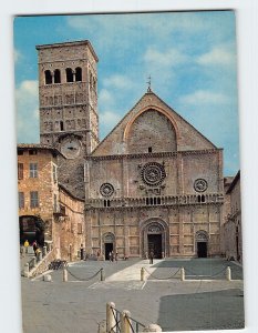 Postcard The Cathedral of St. Rufino, Assisi, Italy