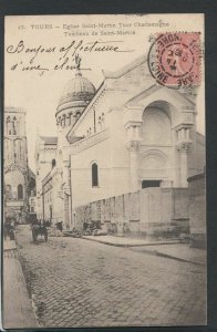 France Postcard - Tours - Eglise Saint-Martin Tour Charlemagne   RS15597