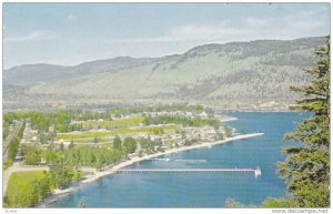 Aerial View, Lakeview Resorts LTD., Fishing, Boating on Little Shuswap Lake, ...