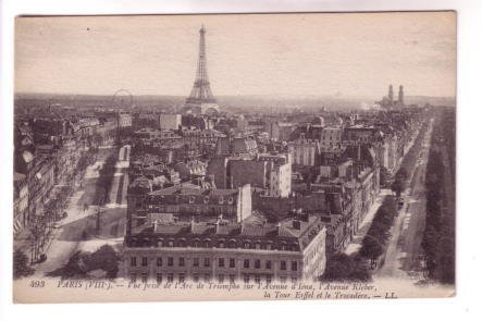 Eiffel Tower Iena Klieber Ave Paris France,