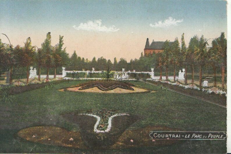 Belgium Postcard - Courtrai - Le Parc Du Peuple - Ref TZ6937