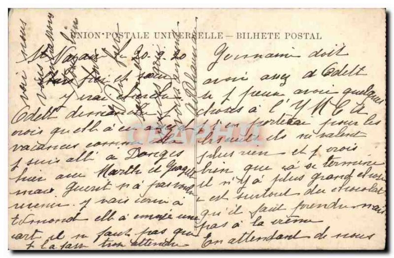 Old Postcard Cintra Vista Geral e cottage Bister