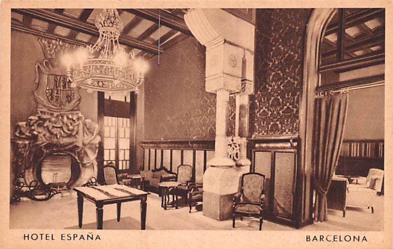 Hotel Espana Barcelona Spain Unused 