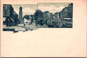 Netherlands Utrecht Litho Postcard C090