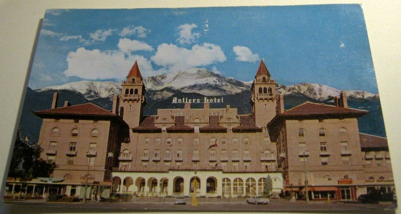 United States Antlers Hotel Colorado Springs Colorado P29890 Plastichrome - unpo