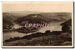 Cantal Auvergne Old Postcard Valley of Truyere The abssin Sarrans The prequ &...