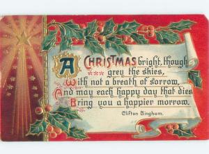 Divided-Back CHRISTMAS SCENE Great Postcard W8778