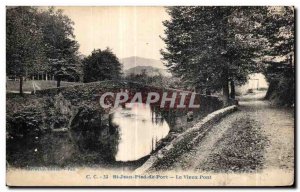 Old Postcard St Jean Pied de Port Old Bridge