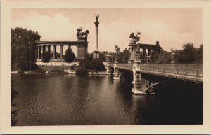 Hungary Budapest Varosliget Vintage RPPC C142