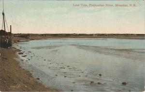 Low Tide on Petitcodiac River - Moncton NB, New Brunswick, Canada - pm 1912 - DB