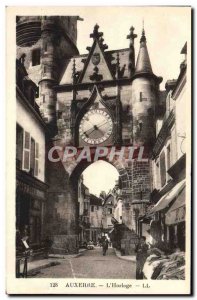 Old Postcard Auxerre L & # 39Horloge