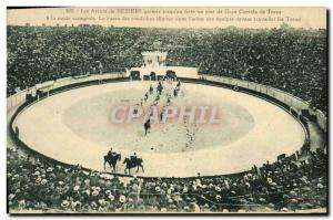 Old Postcard Bullfight Taurus Arenes de Beziers lined up & # 39Not made Gran ...