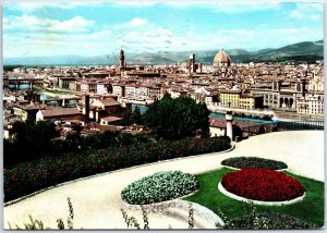 CONTINENTAL SIZE POSTCARD SIGHTS SCENES & CULTURE OF FLORENCE ITALY 1960s-80s #5