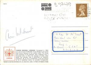 B97479 tower bridge ship bateaux london    uk