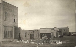 Ismay Joe Montana East Side of Main St. Bell Bros Real Photo Postcard c1910