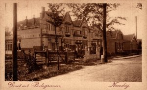 Netherlands Groet uit Bodegraven Noordzij Vintage Postcard 08.49