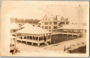 RPPC Women's Camp and Dispensary Building Vintage Postcard C27