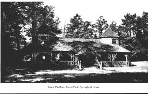 Massachusetts Springfield Forest Park Rustic Pavilion