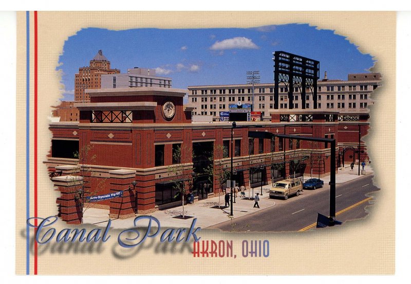 OH - Akron. Canal Park, South Main Street. Aerial View       (4x6)