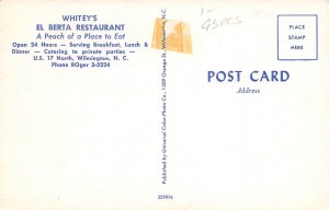 Wilmington, North Carolina, Whitey's El Berta Restaurant, AA359-28