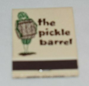 The Pickle Barrel Join our Sunday Blunch Club Illinois 20 Strike Matchbook