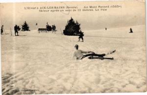 CPA L'Hiver a AIX-les-BAINS - Au Mont Revard (252149)