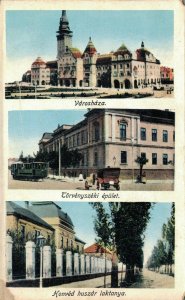 Hungary Budapest Városháza Multiview Vintage Postcard 07.15