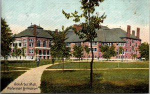 Postcard Waterman Gymnasium at University of Michigan in Ann Arbor, Michigan