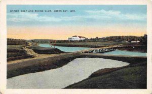 Oneida Golf Course & Horse Riding Club Green Bay Wisconsin 1920s postcard