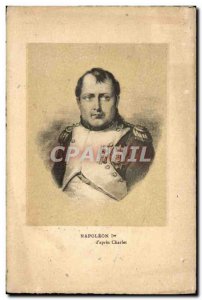 Old Postcard Napoleon 1st d & # 39apres Charlet