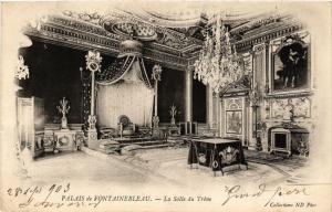CPA Palais de FONTAINEBLEAU - La Salle du Trone (166457)