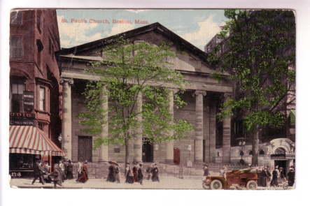 St Paul's Church, Boston Massachsetts, Used1913