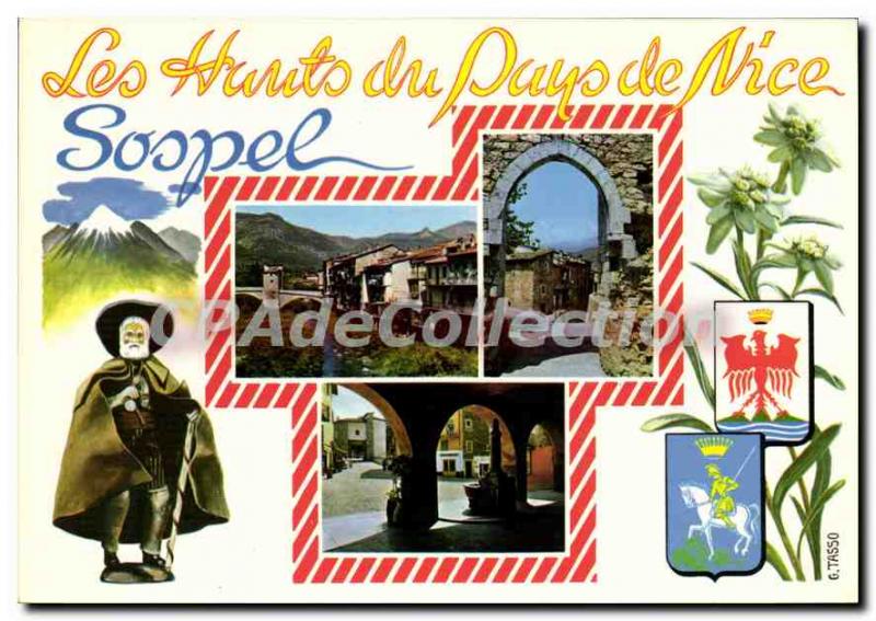 Postcard Modern SOSPEL various views