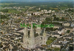 France Postcard - Aerial View of The Cathedral, Bayeux (Calvados) RR8914