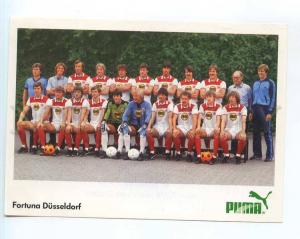 250925 Fortuna Dusseldorf football team PUMA ADVERTISING card