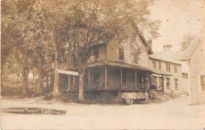 East Machias Maine Sanborns Tavern Real Photo Antique Postcard J52033