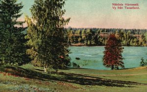 Vintage Postcard 1910s Nakoala Hameesta Vy Fran Tavastland