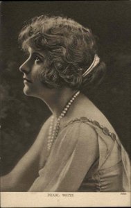 Vintage Postcard American Actress MOVIE STAR PEARL WHITE French Cinema