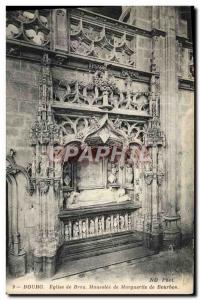 Old Postcard Bourg Brou Church Mausoleum of Margaret of Bourbon