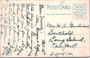 Postcard BUILDING SCENE Lansing Michigan MI AM1455