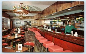 HAZLETON, PA Pennsylvania ~ Roadside Lounge, GUS GENETTI HOTEL c1950s Postcard