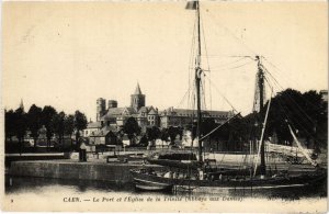 CPA Caen Le Port et l'Eglise de la Trinite FRANCE (1285799)