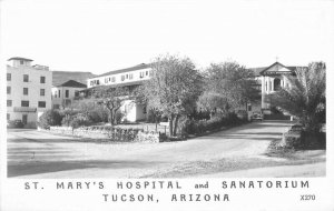 1940s St Mary's Hospital Sanatorium Tucson Arizona X-270 Photo Postcard 7418