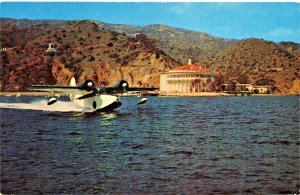 Avalon Catalina Island California~Amphibian Air Yacht to Long Beach~1957 POSTCRD