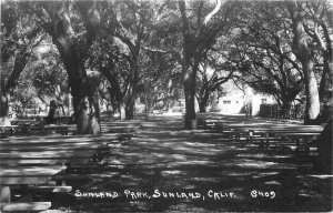 Postcard 1940s California Sunland Park RPPC real photo 22-12383