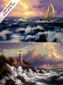 Conquering the Storms & Perseverance     Artist: Thomas Kinkade