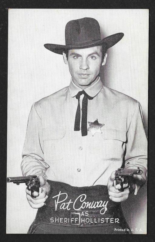 ARCADE CARD Cowboy Entertainer Pat Conway
